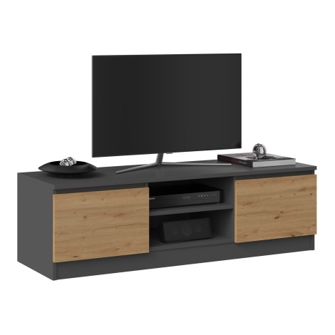 Topeshop RTV 120 ANTR/ARTIS TV stand/entertainment centre 2 shelves