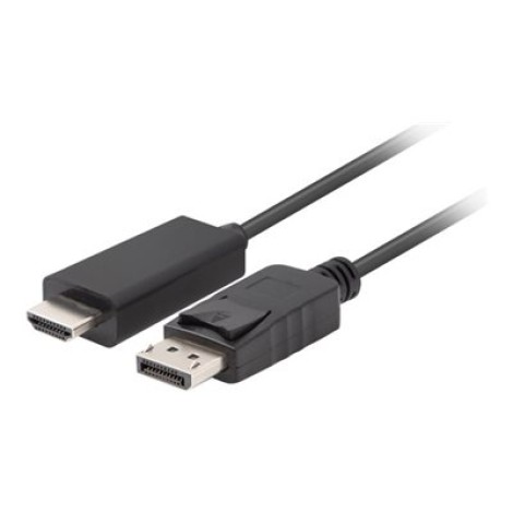 Lanberg | DisplayPort to HDMI Cable | DisplayPort Male | HDMI Male | DP to HDMI | 1.8 m