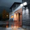Maclean LED wall lamp, with PIR sensor, 20W, 1500lm, IP65, neutral white 4000K, black, MCE524 B