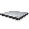 H.L Data Storage | Ultra Slim Portable DVD-Writer | GP57ES40 | Interface USB 2.0 | DVD±R/RW | CD read speed 24 x | CD write speed 24 x | Silver | Desktop/Notebook