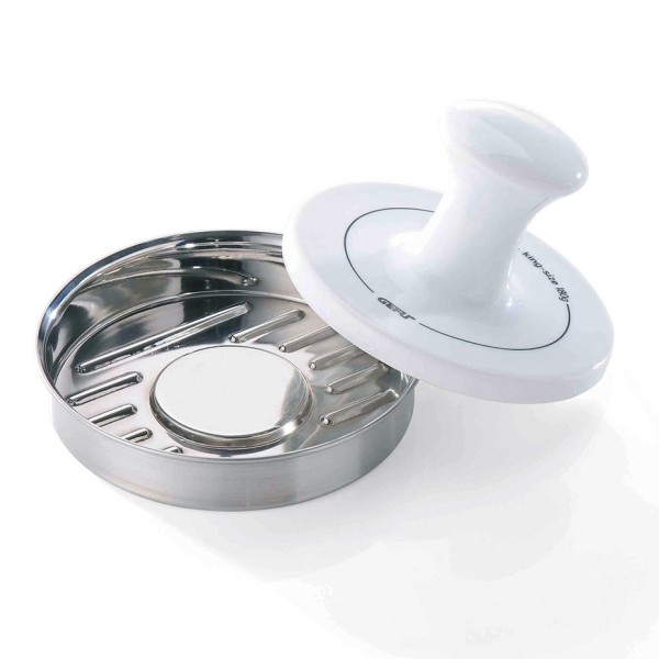 GEFU SPARK hamburger press Stainless steel, ...