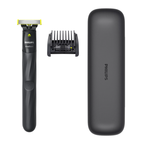 Philips | Shaver | OneBlade QP1424/65 | Operating time (max) 30 min | Wet & Dry | NiMH | Charcoal Grey