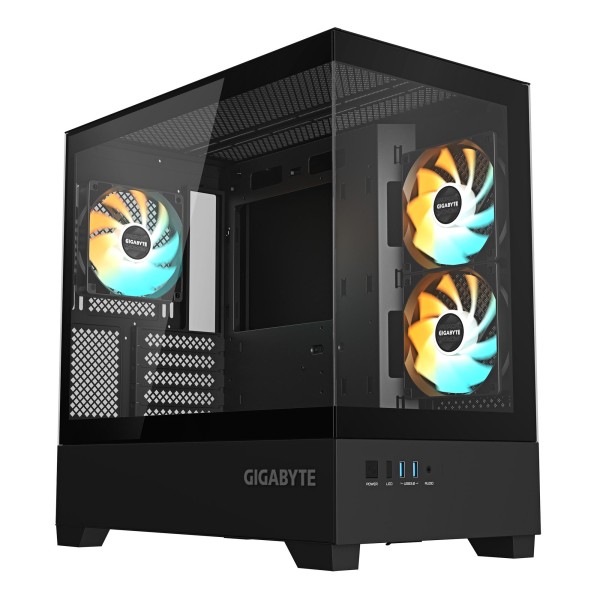 Case|GIGABYTE|C201 PANORAMIC|MidiTower|Case product features Rackmountable/Removeable HDD ...