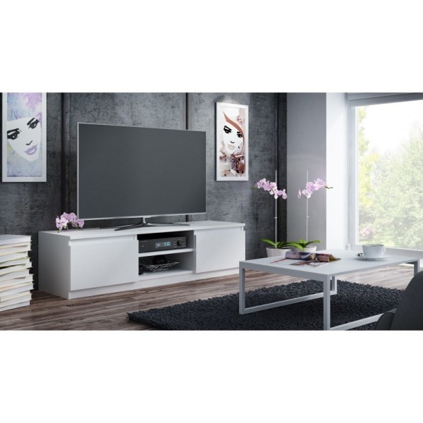 Topeshop RTV140 BIEL TV stand/entertainment centre ...