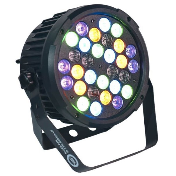 Light4Me Black PAR 30x3W RGBA-UV LED ...