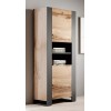 WOOD bookcase 65x40x170,5 oak wotan + anthracite