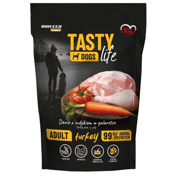 BIOFEED Tasty Dogs Life Turkey- wet ...