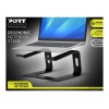 Port Designs 901103 notebook stand 39.6 cm (15.6") Aluminium, Black
