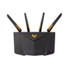 Wireless Wifi 6 AX4200 Dual Band Gigabit Router | TUF-AX4200 | 802.11ax | 3603+574 Mbit/s | 10/100/1000 Mbit/s | Ethernet LAN (RJ-45) ports 4 | Mesh Support Yes | MU-MiMO Yes | 3G/4G data sharing | Antenna type External | 1 x USB 3.2 Gen 1 | 36 month(s)