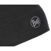 BUFF MERINO MIDWEIGHT BEANIE SOLID BLACK Cap.