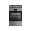 BEKO Cooker | FBMA61330GXDT | Hob type Gas | Oven type Electric | Stainless Steel | Width 60 cm | Grilling | LED | Depth 60 cm | 72 L