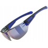 Okulary rowerowe UVEX Equate, black/blue matt/mirror blue