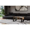 MODERN 2P ARTISAN COFFEE TABLE WITH ANTHRACITE LEG