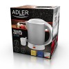 Adler | Travel Kettle | AD 1268 | Standard | 600 W | 0.6 L | Plastic | White