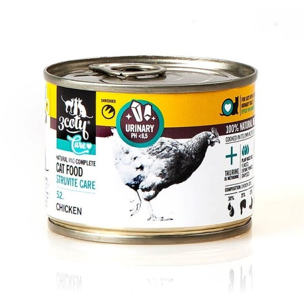 3Coty CHICKEN Struvite Care sensitive urinary ...