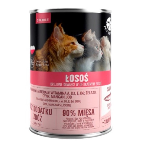 PET REPUBLIC Sterile Salmon - wet cat food - 400g