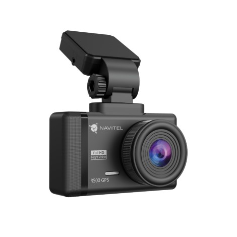 Navitel | Dashcam with high-quality shooting, digital speedometer, and GPS-informer | R500 GPS | IPS display 2.35''; 480х320 | GPS (satellite) | Maps included