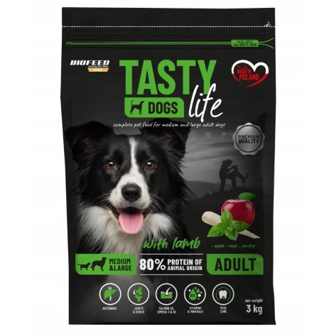 BIOFEED Tasty Life medium and large Lamb - dry dog ​​food - 3kg