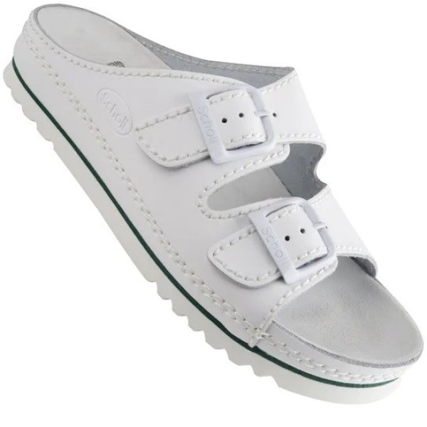 Comfortable flip-flops Scholl AIR BAG WHITE ...