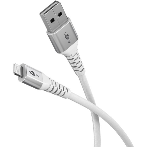Goobay Lightning USB-A Supersoft Textile Cable ...