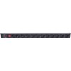 Intellinet Vertical Rackmount 12-Way Power Strip - German Type, With On/Off Switch and Overload Protection, 1.6m Power Cord