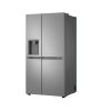 LG Refrigerator | GSLC41PYPE | Energy efficiency class E | Free standing | Side by side | Height 179 cm | Fridge net capacity 420 L | Freezer net capacity 221 L | Display | 36 dB | Grey