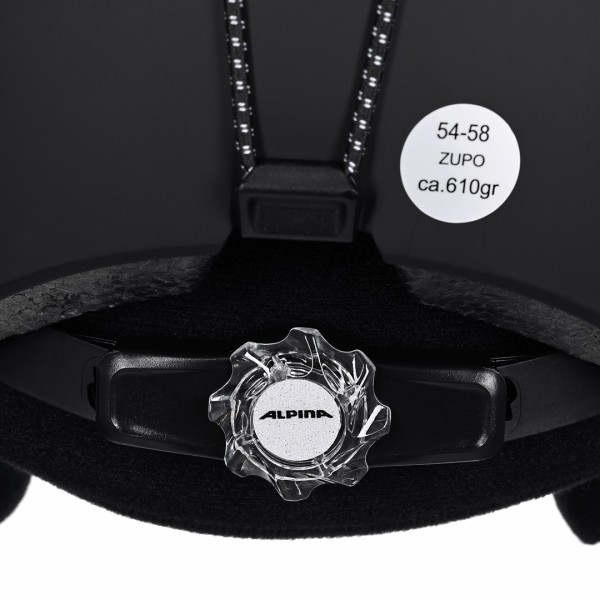 WINTER HELMET ALPINA ZUPO BLACK MATT ...