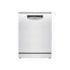 Dishwasher | SMS4HVW00E | Free standing | Width 60 cm | Number of place settings 14 | Number of programs 6 | Energy efficiency class D | Display | AquaStop function | White