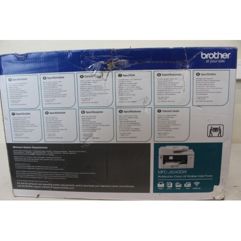SALE OUT. Brother MFC-J5340DW 4in1 colour inkjet printer | Brother MFC-J5340DW | Inkjet | Colour | 4-in-1 | A3 | Wi-Fi | DAMAGED PACKAGING