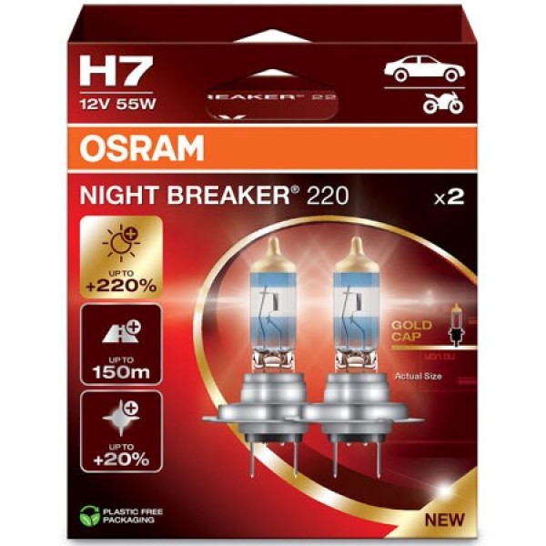 OSRAM NIGHT BREAKER 220 H7 CAR ...