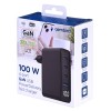 CHARGER USB 100W 4PORT GAN/TA-UC-PDQC100LCD-01-BK GEMBIRD