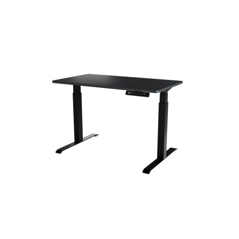 Desk with electric height adjustment MOON 121x67x72-120 black/anthracite