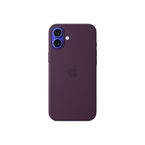 Apple iPhone 16 Plus Silicone Case with MagSafe - Plum | Apple