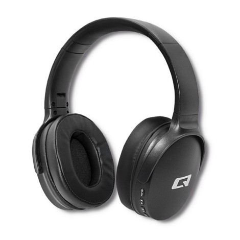 Qoltec 50851 Wireless Headphones with microphone Super Bass | Dynamic | BT | Black