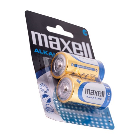 MAXELL battery alkaline LR14, 2 pcs.