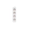 Lanberg Cable Power Strip 4X French Outlets Quality-Grade Copper, 1.5 m | PS0-04E-0150-W