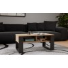MODERN 2P ARTISAN COFFEE TABLE WITH ANTHRACITE LEG