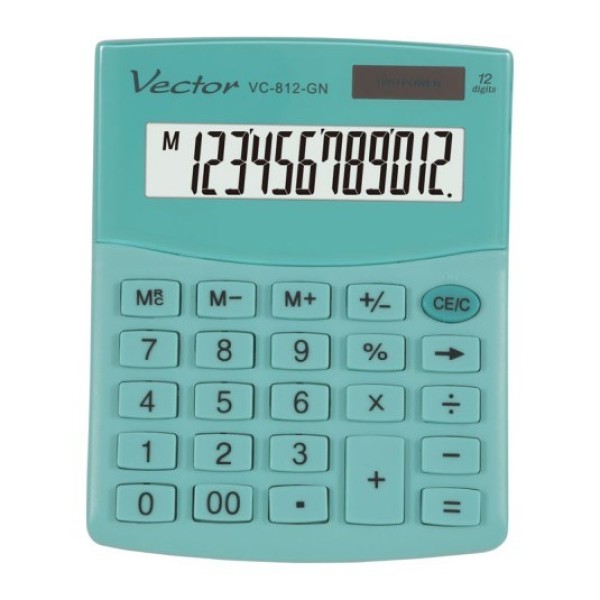 VECTOR CALCULATOR OFFICE KAV VC-812 GN ...