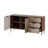 Cama Chest of drawers 1 ALMERA 156x42x75 walnut/cashmere