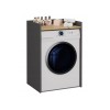 POLA NP ANTHRACITE/ARTISAN WASHING MACHINE CABINET