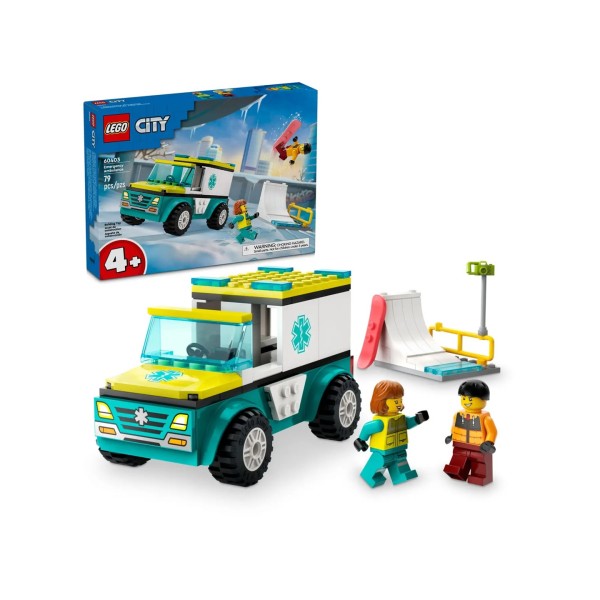 LEGO CITY 60403 EMERGENCY AMBULANCE AND ...