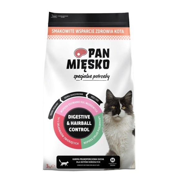 Pan Mięsko Digestive & Hairball Control ...