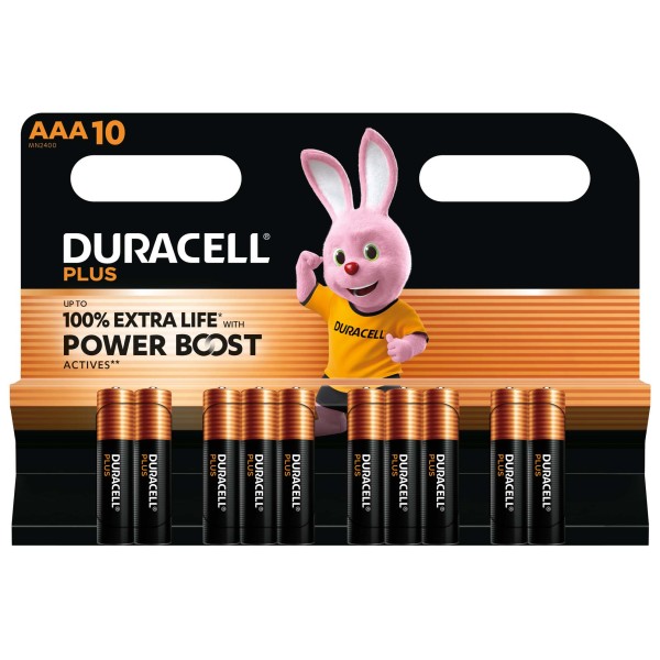 DURACELL Plus Boost MN2400 AAA BL10 ...