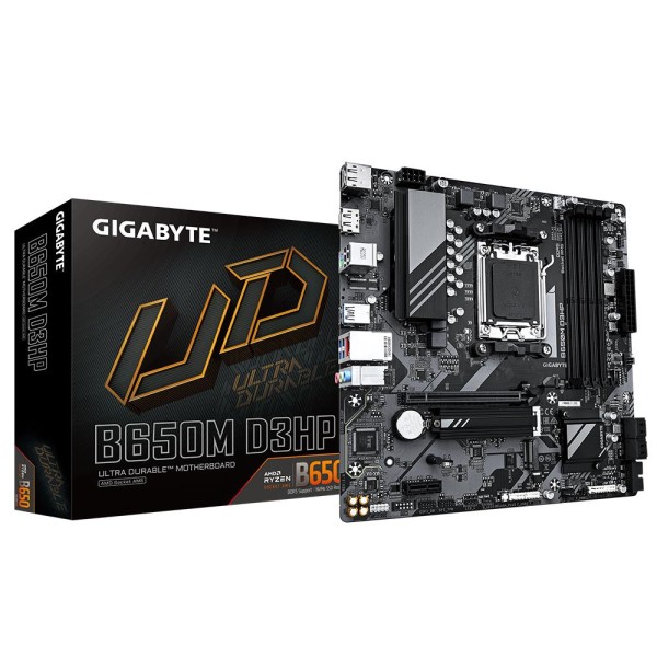 Mainboard|GIGABYTE|AMD B650|SAM5|Micro-ATX|Memory DDR5|Memory slots 4|1xPCI-Express 3.0 ...