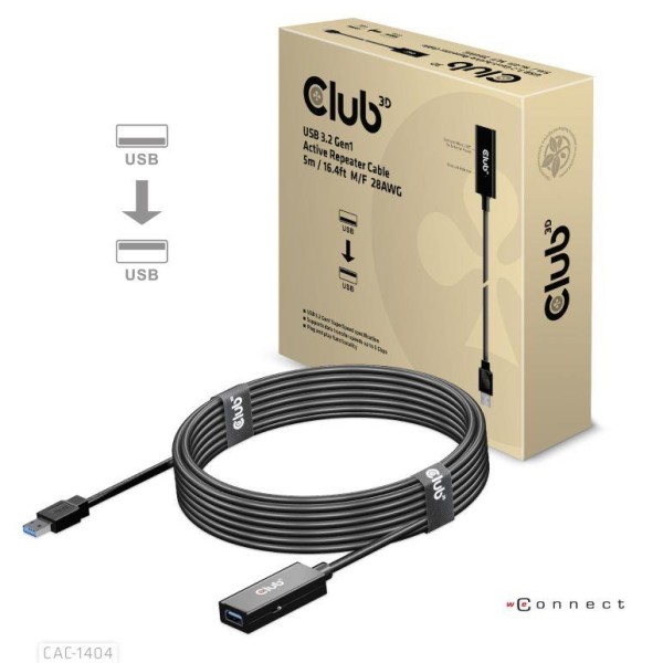 CABLE USB3.2 TO USB3.2 5M/M/F CAC-1404 ...