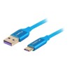 Lanberg | Cable | CA-USBO-21CU-0010-BL | USB-A to USB-C