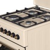 MPM MPM-56-KRM-14 Gas/electric cooker Cream