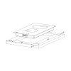 Ceramic hob AKPO PKA 30 601 black