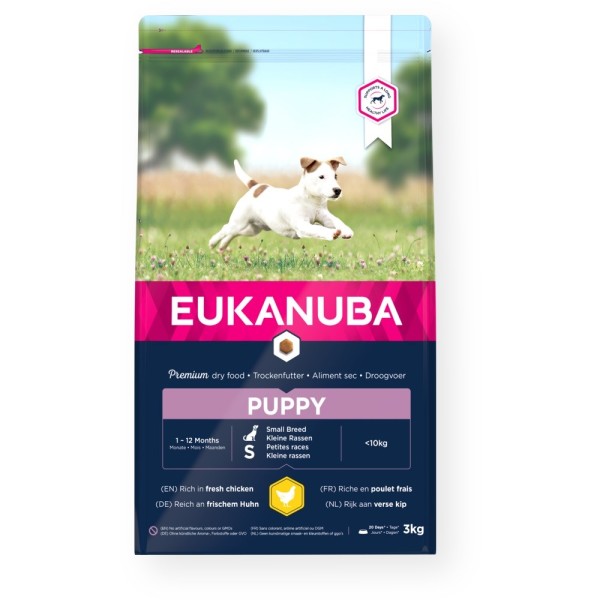 Eukanuba Growing Puppy Small Breed Chicken ...