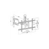 ART AR-85 LCD/LED TV MOUNT 32-70" 45KG VERTICAL/HORIZONTAL ADJUSTMENT